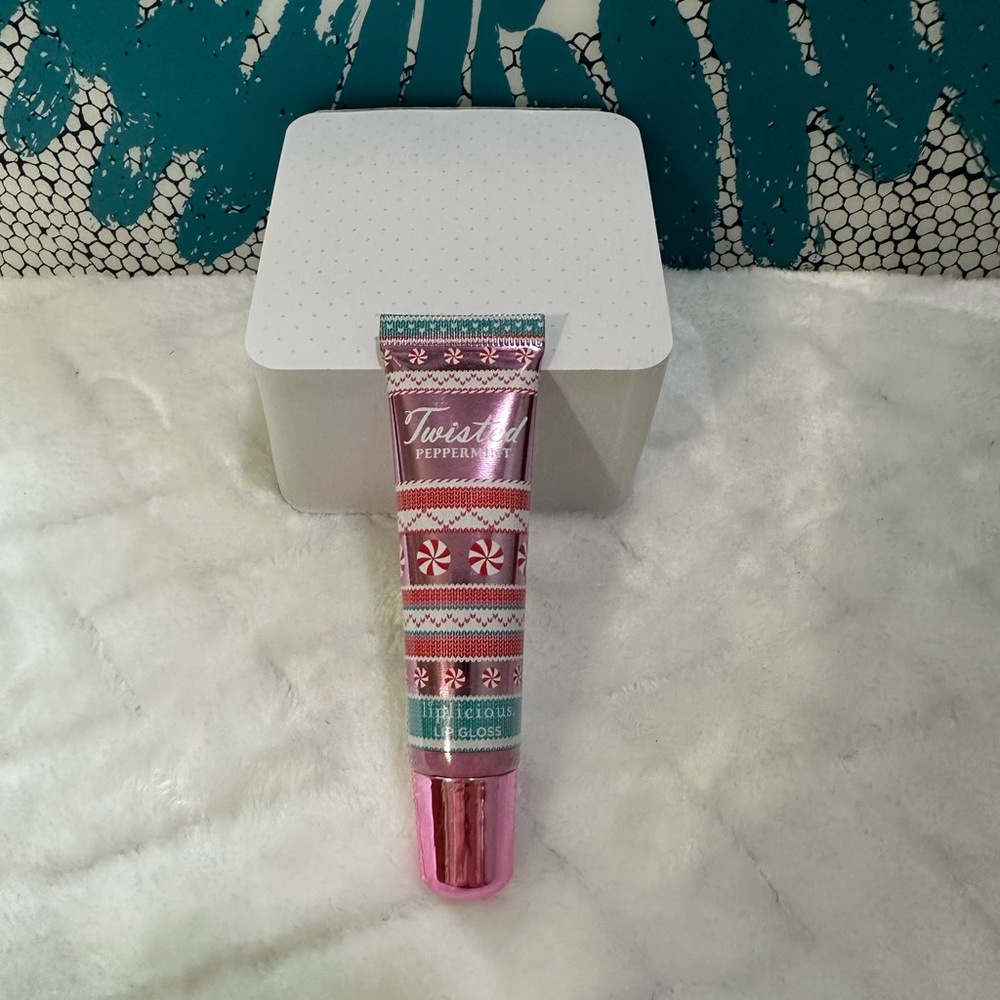New Sealed Bath & Body Works Liplicious Lip Gloss Tube Twisted Peppermint